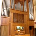 The magnificent Casavant Opus 3095 pipe organ at Church of the Holy Trinity which will be used in the June 5th Organix presentation of organist Melanie Barney and violist Tina Cayouette.