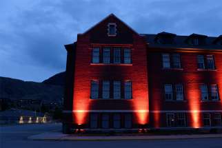 The grounds of the former Kamloops Indian Residential School are seen June 6, 2021.