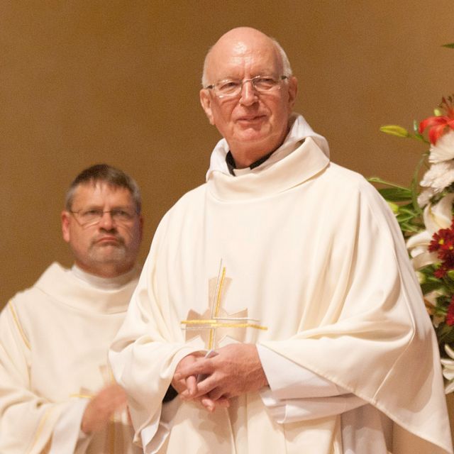 Former Traditional Anglican Bishop Harry Entwistle smiles during his ordination Mass at St. Mary&#039;s Cathedral in Perth, Australia, June 15. One hour before the Mass at which he was to be ordained as a Catholic priest, Father Entwistle, 72, was named by Po pe Benedict XVI as the first head of the personal ordinariate of Our Lady of the Southern Cross, a jurisdiction for former Anglicans in Australia.