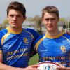 Lucas Rumball, left, and Michael Douros, teammates with the Senator O’Connor Blues rugby squad, also team up with Canada’s under-17 national team.