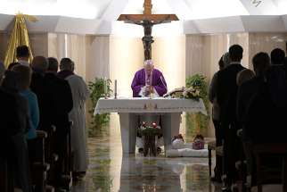 Celebrating Mass Dec. 18 in the chapel of the Domus Sanctae Marthae, Pope Francis spoke about St. Joseph and his willingness to listen to God speaking in his dreams. The pope urged parents to dream for their children and priests to dream for their parishioners.