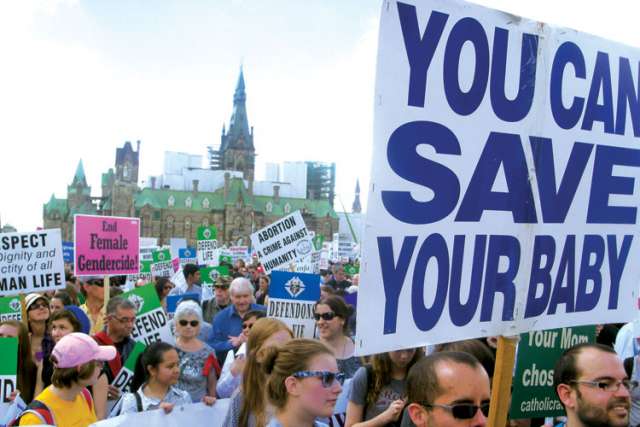 Pope Francis sent a letter of encouragement to the thousands of people at the annual March for Life on Parliament Hill.