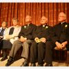 The Serra Club of Hamilton, Ont., honoured 13 religious for their five decades of service to the Church. Five honourees were in attendance. They are, from left, Sr. Marylin Fedy, Sr. Celeste Swan, Fr. Paul Boucher, Fr. Gabriel Morais Catarino and Fr. Philip Sherlock.