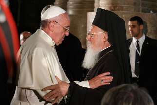Pope Francis and Ecumenical Patriarch Bartholomew of Constantinople