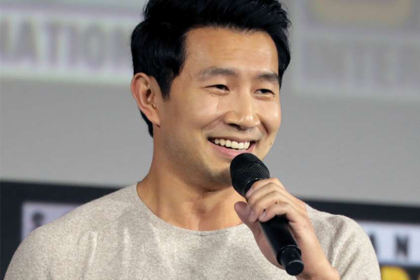 Actor Simu Liu, who played Shang-Chi, the first leading Asian superhero in the Marvel films.