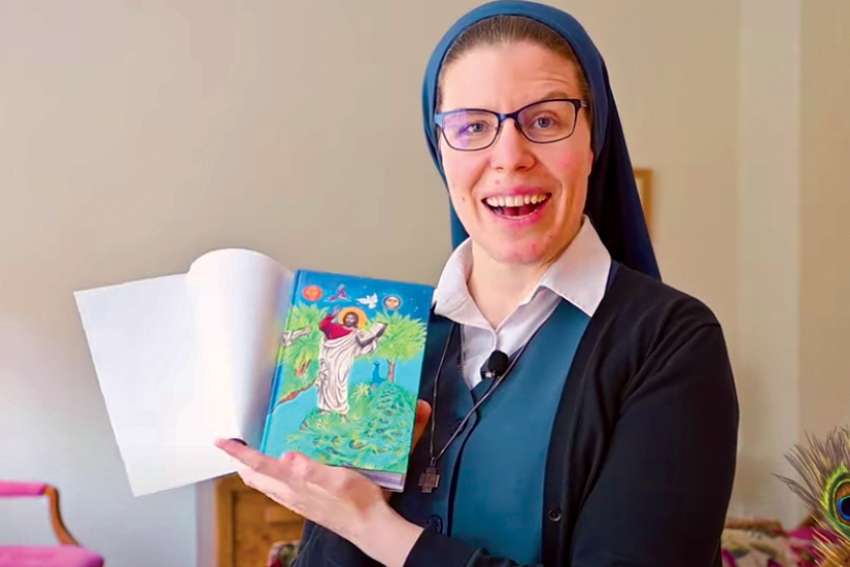 Sr. Danielle Victoria Lussier of the Daughters of St. Paul created the cover art for Fr. Harrison Ayre’s Mysterion.