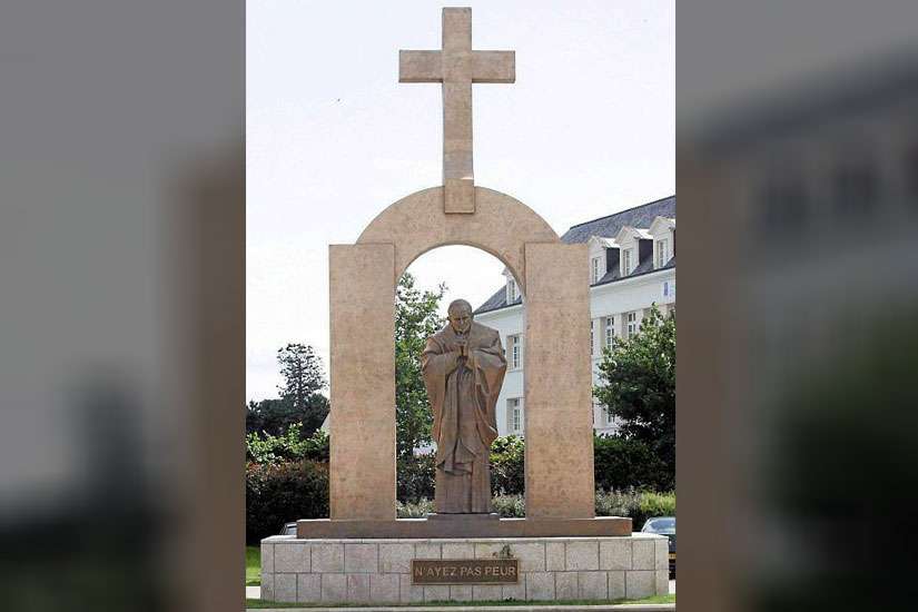 A French court ordered authorities to remove a statue of St. John Paul II in the town of Ploermel. The town’s mayor plans to appeal the court order.
