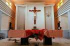 The altar is seen at St. Francis Xavier Church the day after worshippers were attacked by gunmen during the Pentecost Mass, in Owo, Nigeria, June 5, 2022. Reports said at least 50 people were killed in the attack.