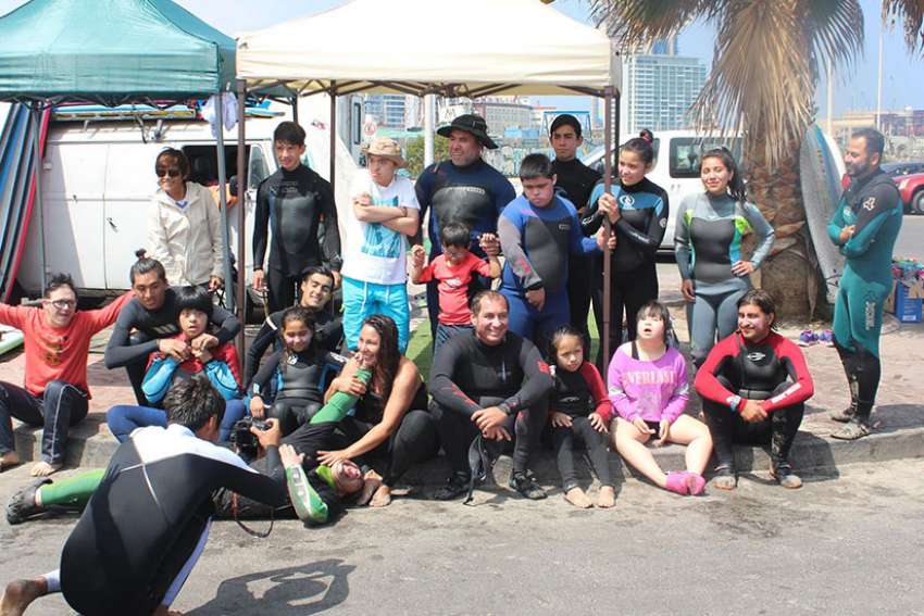 &#039;Waves of Hope&#039; free surfing school base din northern Chile is a place for children and young adults with mental disabilities to find love.