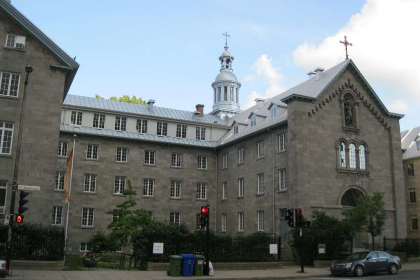 The Monastere du Bon-Pasteur in Montreal. The structure suffered a major fire, May 25, 2023, and was extensively damaged.
