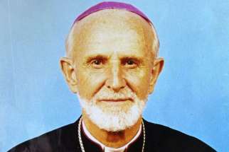 Father Guyo Waqo was among five people found guilty and sentenced to death for the 2005 slaying of Italian Bishop Luigi Locati (pictured).