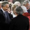 Pope Benedict XVI greets former British Prime Minister Tony Blair in Westminster Hall in London in 2010. Blair, previously an Anglican, was received into full communion with the Catholic Church in 2007.