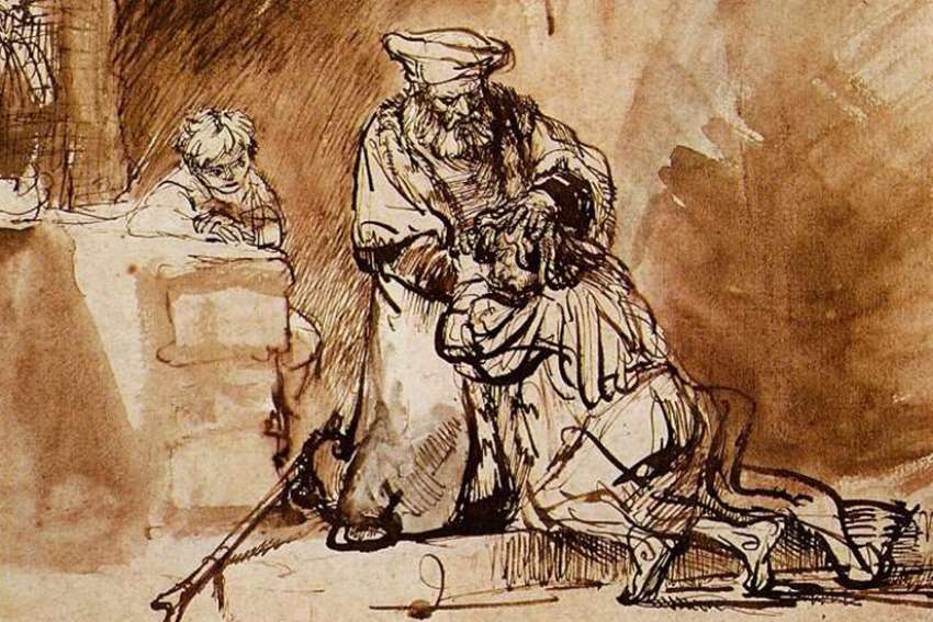 The Return of the Prodigal Son (1642) by Rembrandt