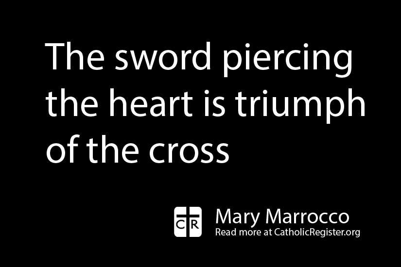“A sword will pierce your heart.” – Luke 2:35