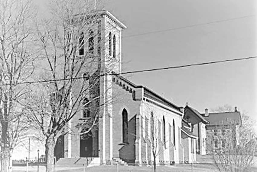 St. Luke’s Church, left, built in 1895 in Downeyville, Ont., remains at the heart of what was once a stauch Irish Catholic town in Ontario’s Kawartha Lakes region.
