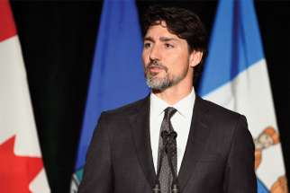Canadian Prime Minister Justin Trudeau, pictured above, and all members of the Liberal cabinet were absent for a vote on the non-binding motion to protect religious freedom in China put forward by Conservative MP Michael Chong.