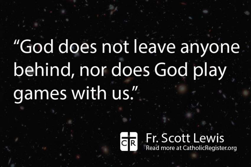 Jesus sought the lost and reminded them they are also children of God, writes Fr. Scott Lewis.