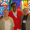 Claire Long, Cynthia Joseph and Paul Hughes celebrated three years of lay formation at Annunciation of the Blessed Virgin Mary Parish on Pentecost Sunday.