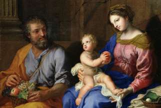 The Holy Family by Jacques Stella