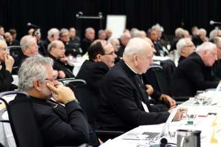 Bishops attend the annual plenary assembly of the Canadian Conference of Catholic Bishops in 2016 in Cornwall, Ontario