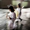 Children dressed as angels arrive to re-enact a nativity scene during 2011 Christmas celebrations in Sarajevo, Bosnia-Herzegovina. Sarajevo Catholic officials say the city&#039;s Muslim-dominated government is not protecting minority rights, but the mayor said his city is committed to providing a home for all religious faiths.
