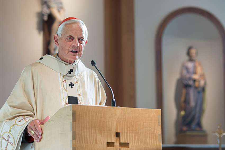 Cardinal Donald W. Wuerl of Washington is pictured in an undated photo. Addressing the crisis that the Catholic Church is facing following this summer&#039;s revelations of clergy sexual abuse, Cardinal Wuerl at a Sept. 2 Mass at Annunciation Parish in Washington said moving forward and purifying the church will require &quot;wider lay engagement, more realized accountability and evident transparency.&quot; 