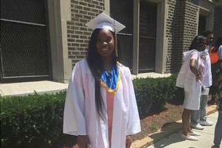 Akyra Murray, 18, seen here at her high school graduation, was the youngest victim in the mass shooting at a night club in Orland, Florida June 12. 