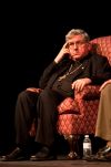 Cardinal Thomas Collins takes part in a panel discussion following the Toronto premiere of Salt+Light documentary &quot;Across the Divide&quot; on Sept. 5th