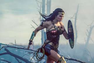 Gal Gadot stars in a scene from the movie &quot;Wonder Woman.&quot;
