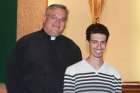 Fr. Larry Léger and youth minister Eric Luscombe are excited to bring new life to Holy Family Parish’s youth programs. 
