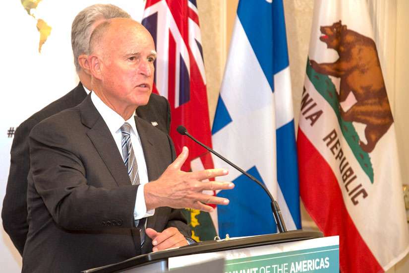 California Governor Jerry Brown told Climate Summit of the Americas delegates July 8 that Pope Francis’ discussion of climate change as a moral issue is critical.