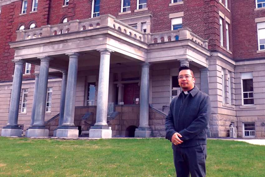 Deacon Michael Corpus has been spending most of his time at St. Augustine’s Seminary as he awaits a new date for his ordination.