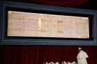 Pope Francis visits the Shroud of Turin in the Cathedral of St. John the Baptist in Turin, Italy, June 21.
