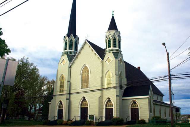 Sacred Heart Church is one of two parishes in Sydney, N.S., which will close this month.