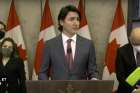 Prime Minister Justin Trudeau annouces that the Liberal government is envoking the Emergencies Act Feb. 14, 2022.