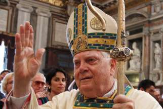 Cardinal Bernard F. Law, who had been one of the United States&#039; most powerful and respected bishops until his legacy was blemished by the devastating sexual abuse of minors by priests in his Archdiocese of Boston, died early Dec. 20 in Rome at the age of 86. He is picture in a 2010 photo. 