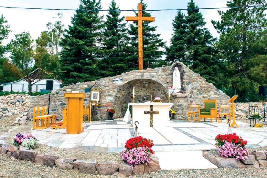 Holy Angels Grotto in Schreiber, Ont., is dedicated to the Blessed Virgin Mary.