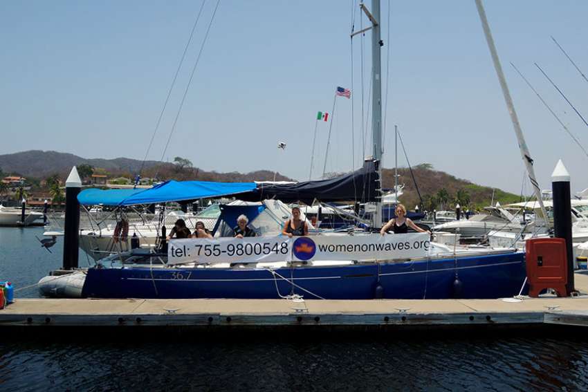 Women on Waves&#039; sailing boat, which provides abortion onboard, drew outrage from pro-life groups when it anchored off the coast of Mexico last week.