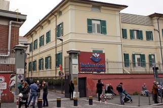 A view of the Bambino Gesu Pediatric Hospital in Rome on April 1, 2016. The Vatican said that its prosecutor is investigating two former officials of a Vatican-owned children&#039;s hospital over renovations at the penthouse apartment of the city-state&#039;s former secretary of state, Cardinal Tarcisio Bertone. The Vatican statement confirmed a report in Espresso magazine that Giuseppe Profiti, the Bambino Gesu hospital&#039;s former president, and Massimo Spina, its ex-treasurer, were under investigation.