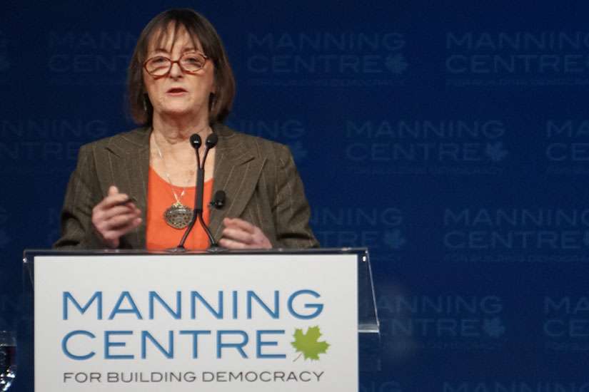 “I would ask Parliament to stand up and have a backbone,” Margaret Somerville said to hundreds of conservative-minded influencers at the Manning Networking Conference that was held Mar. 5-7. The founding director of the McGill Centre for Medicine, Ethics and Law has also called for the use of the notwithstanding clause to give the Royal Commission time to report or for Parliament to have the time to consider the issues raised by legalizing physician-assisted death.