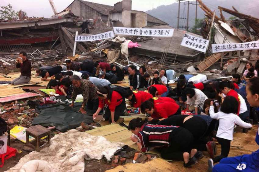 A church, which was still under construction, was reportedly destroyed by local authorities in China’s Henan province May 5. 40 parishioners were detained when they tried to stop the demolition.