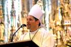 Bishop Christian Riesbeck delivers the homily at the Pro-life Mass at Ottawa’s Notre Dame Cathedral May 8.