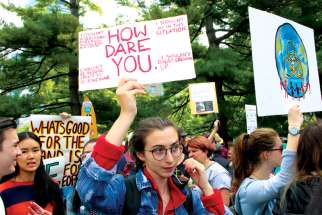 The streets of downtown Toronto surrounding Queen’s Park and cities and towns across Canada and around the world were filled with protesters taking part in a climate strike Sept. 27 to demand immediate action to address global climate change.