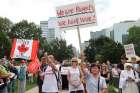 Some 300 protesters showed up at Queens Park on Sept. 21 to rally against Ontario&#039;s sex-ed curriculum and demand the resignation of Conservative leader Patrick Brown.