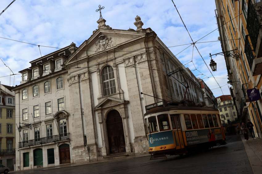 A church is seen on the day Portugal&#039;s commission investigating allegations of historical child sexual abuse by members of the Portuguese Catholic church will unveil its report, in Lisbon Feb. 13, 2023.