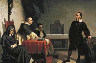 Galileo facing the Roman Inquisition, painting by Cristiano Banti, 1857. Ever since St. Pope John Paul II launched a 13-year review of the Galileo trial in 1979, ending in a sweeping correction of Catholic attitudes about both Galileo and science in general in 1992, the Catholic conversation about faith and science has quietly charted a new and fruitful path. 
