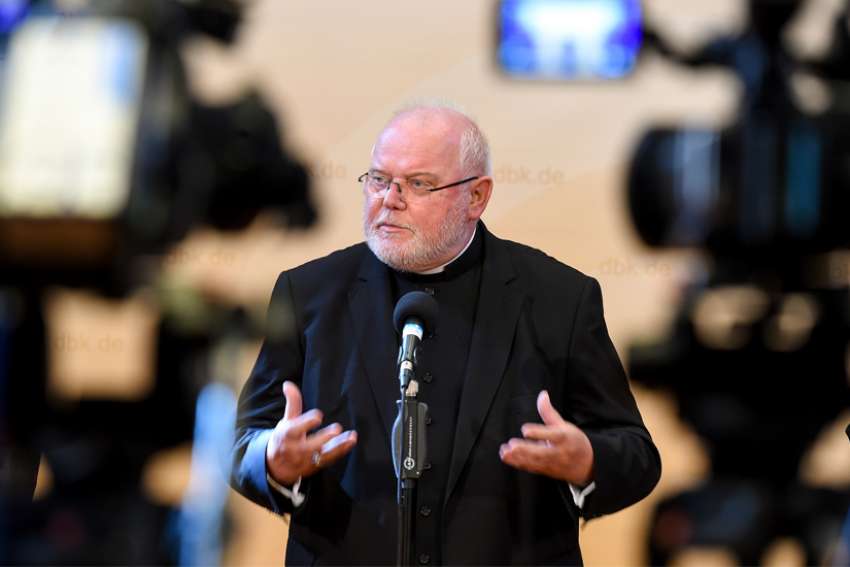 Cardinal Reinhard Marx of Munich and Freising, Germany, announced Feb. 11, 2020, he would not run for another term as president of the German bishops&#039; conference. He is pictured in a 2017 photo.