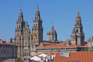 The Cathedral of Santiago de Compostela.