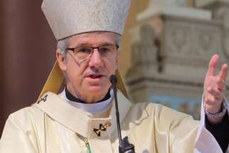 Archbishop Christian Lepine of Montreal is pictured in a 2017 photo.