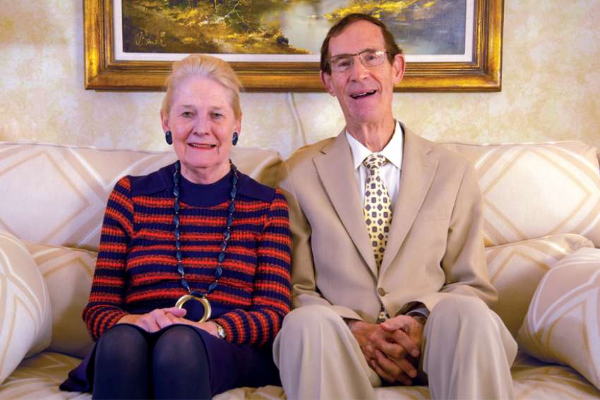 Gail and Bruce Young are big supporters of the Jesuits and other religious groups.